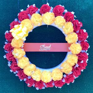 30. Small Silk DAD Wreath