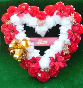 35n. MOM Silk Open Heart 24"